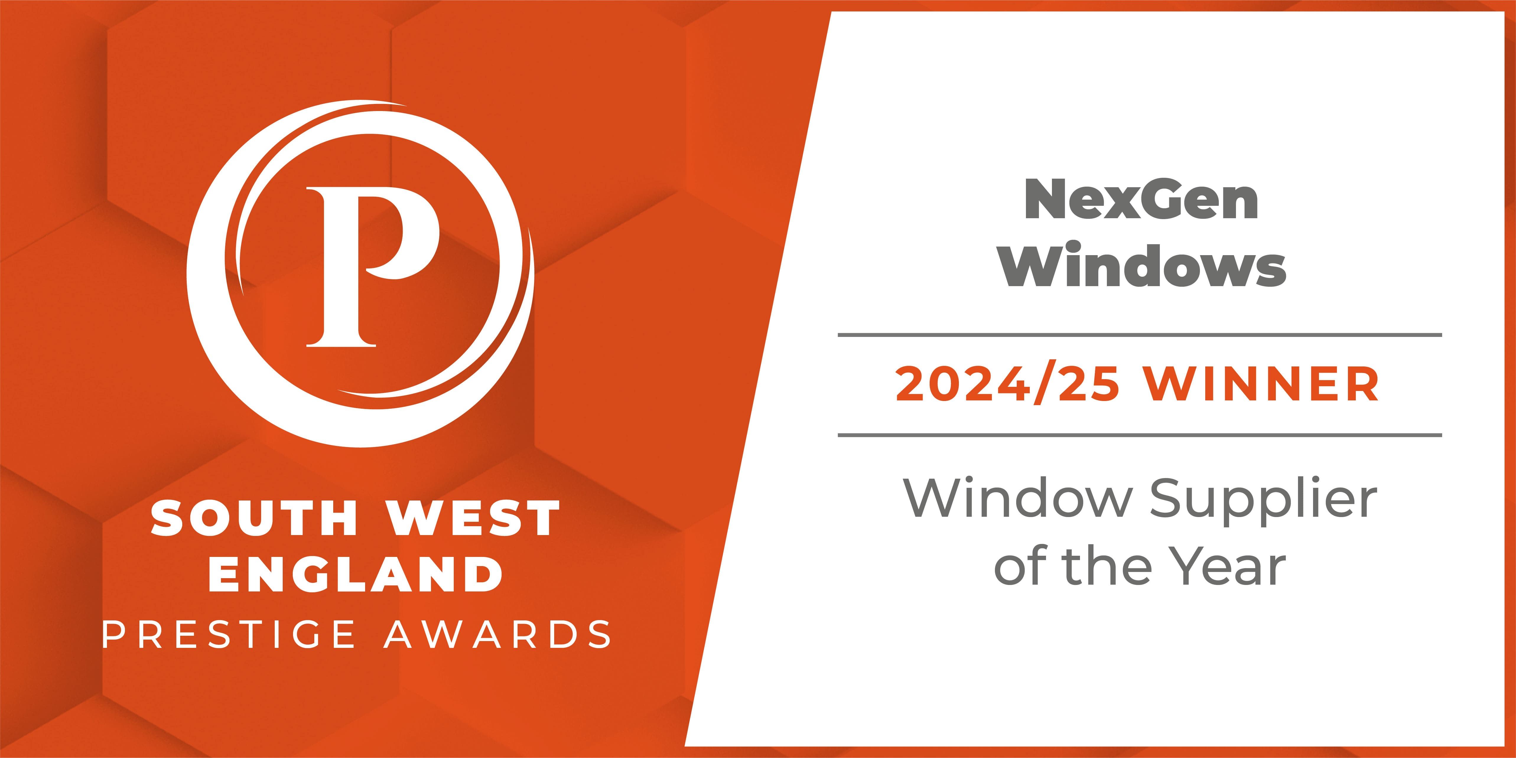 Window Supplier Of the year 2023 - 2024